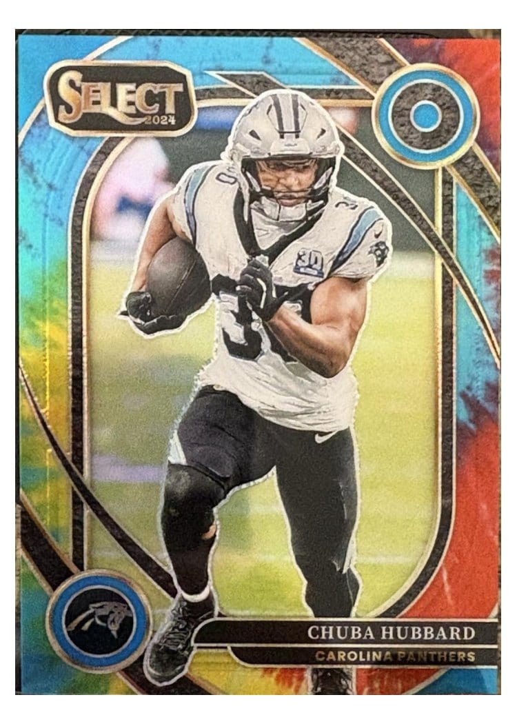 2024 Panini Select Base Set Chuba Hubbard #238 card