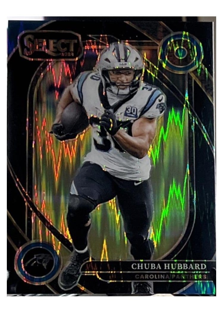 2024 Panini Select Base Set Chuba Hubbard #238 card