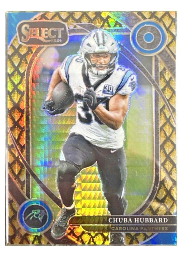 2024 Panini Select Base Set Chuba Hubbard #238 card