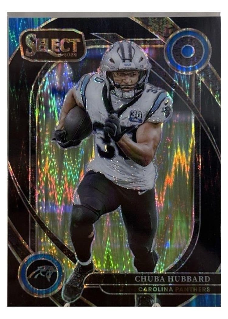 2024 Panini Select Base Set Chuba Hubbard #238 card