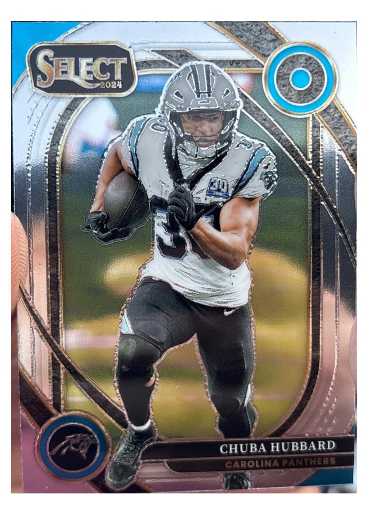 2024 Panini Select Base Set Chuba Hubbard #238 card