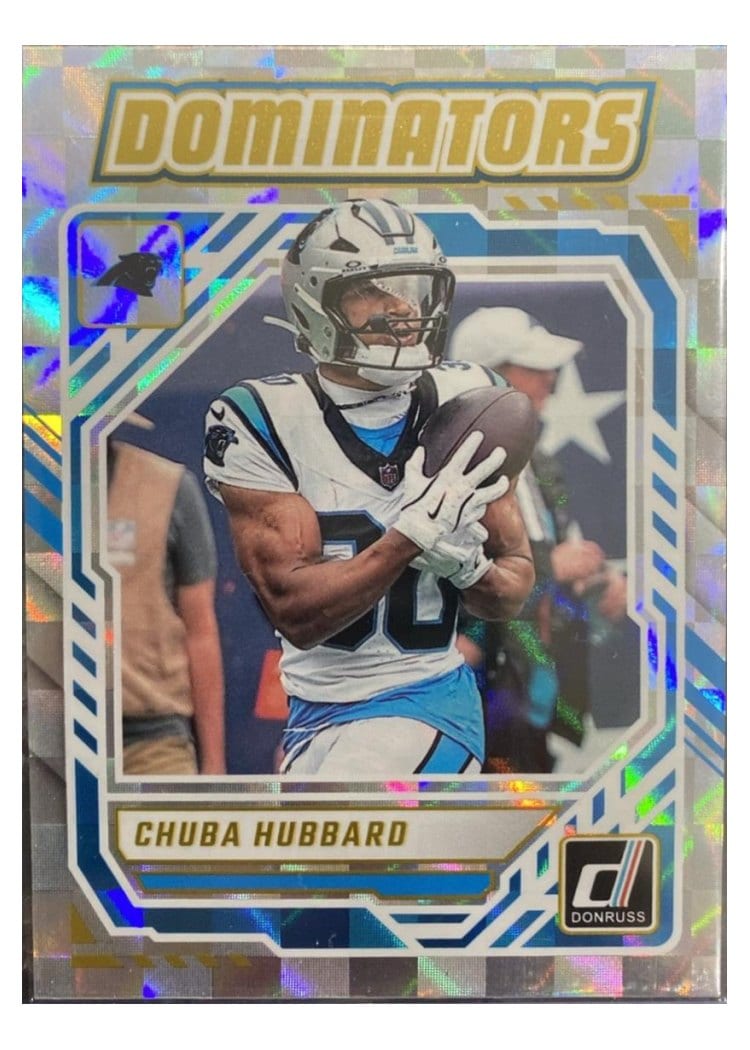 2025 Donruss Dominators Chuba Hubbard #DOM-CHD card