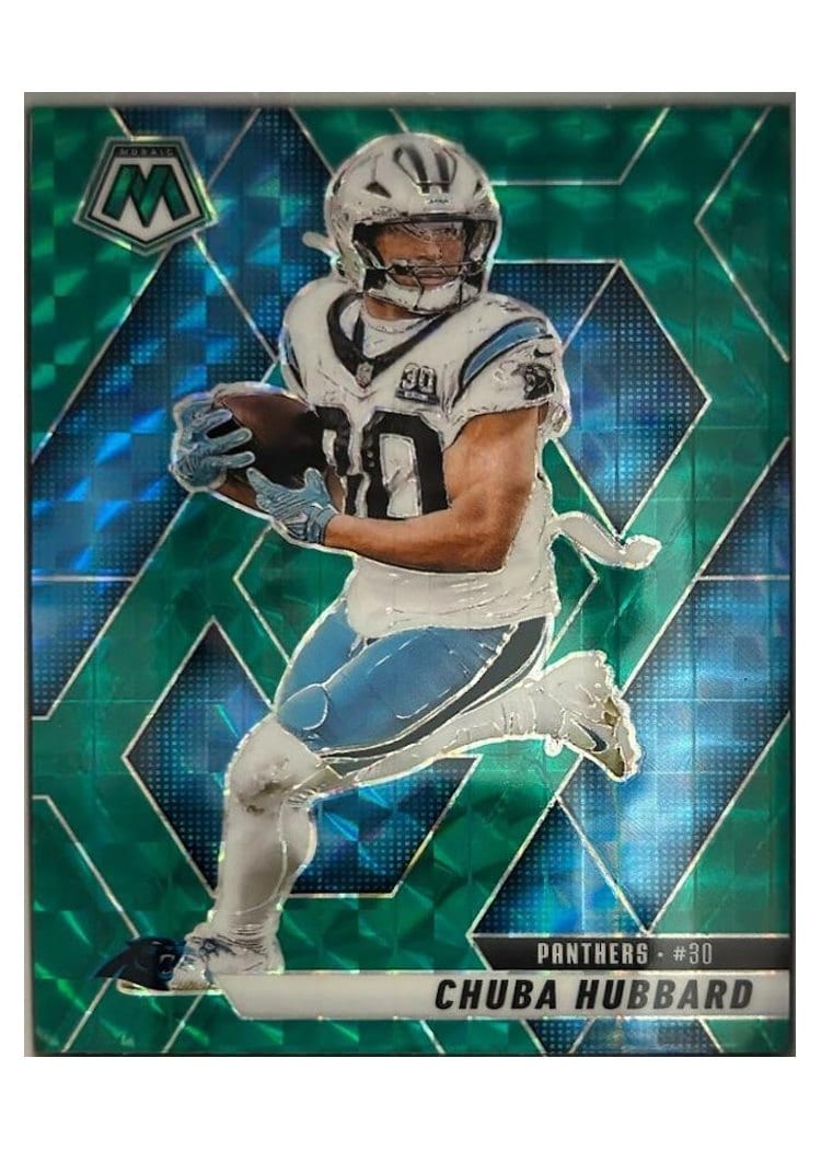 2025 Panini Mosaic Base Set Chuba Hubbard #193 card