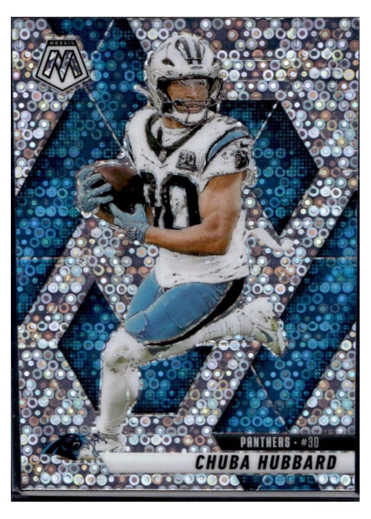 2025 Panini Mosaic Base Set Chuba Hubbard #193 card