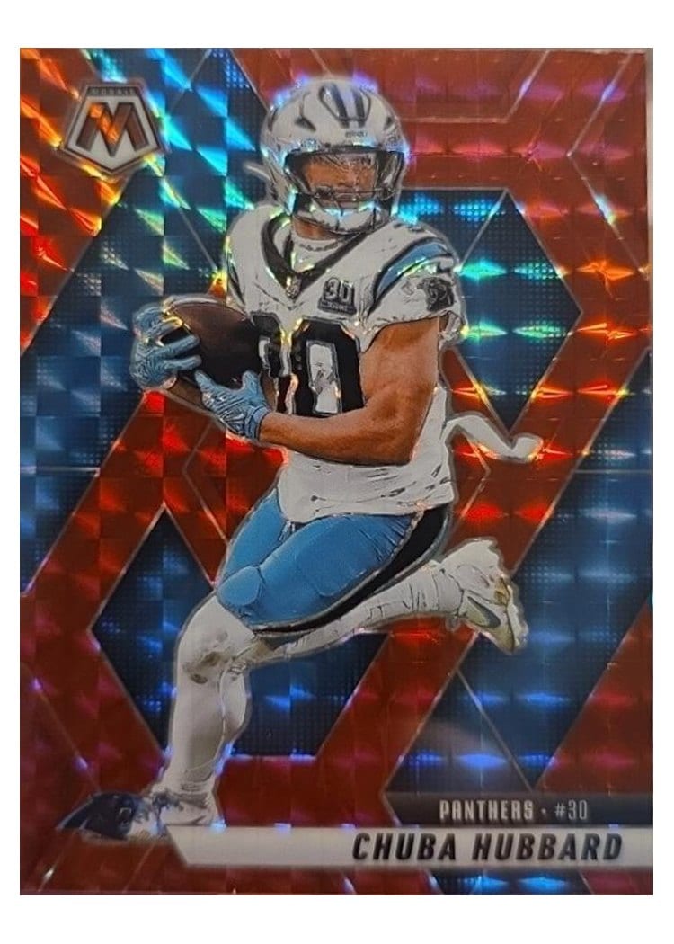 2025 Panini Mosaic Base Set Chuba Hubbard #193 card