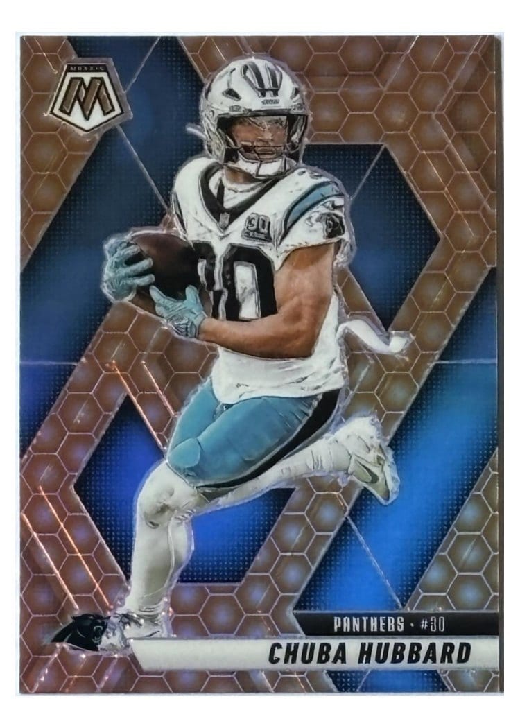 2025 Panini Mosaic Base Set Chuba Hubbard #193 card
