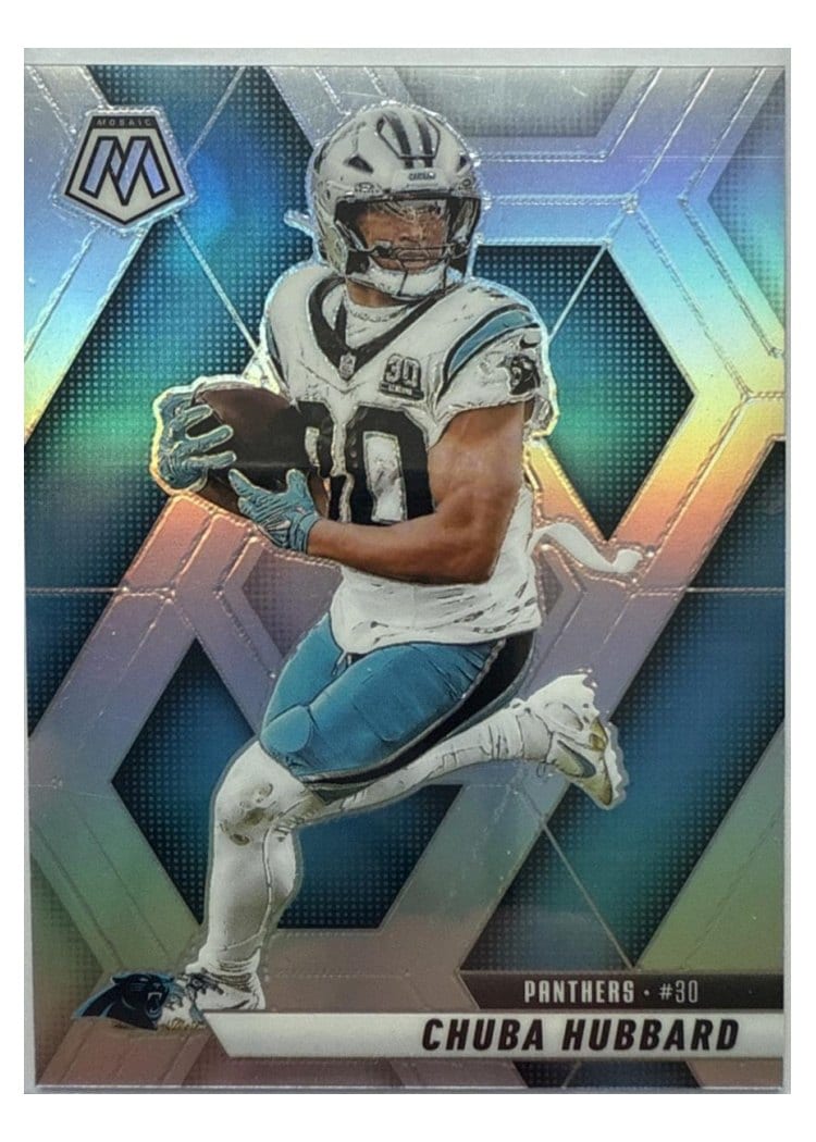 2025 Panini Mosaic Base Set Chuba Hubbard #193 card