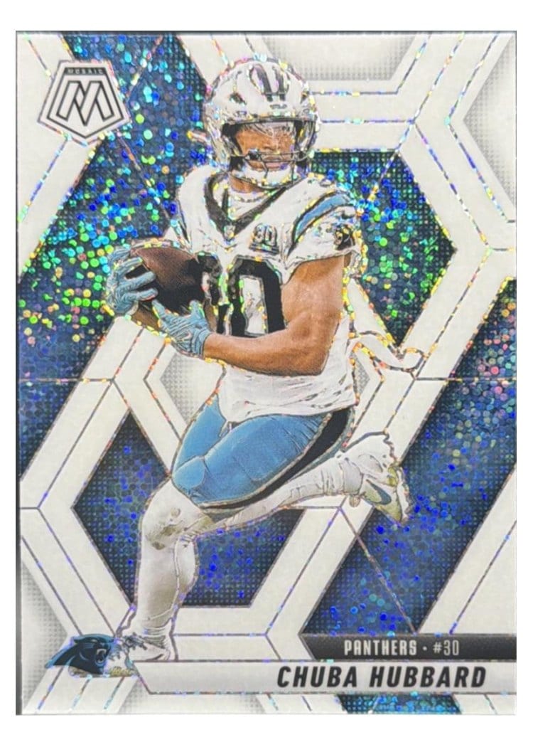 2025 Panini Mosaic Base Set Chuba Hubbard #193 card