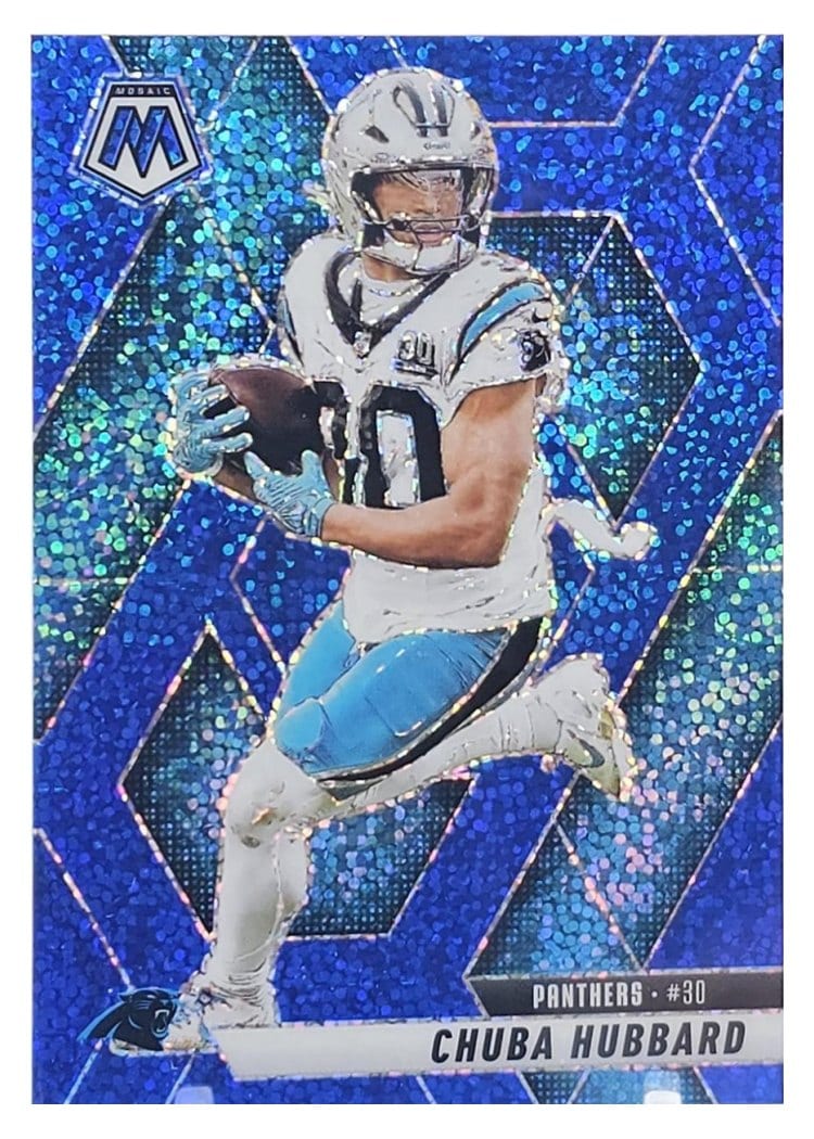 2025 Panini Mosaic Base Set Chuba Hubbard #193 card