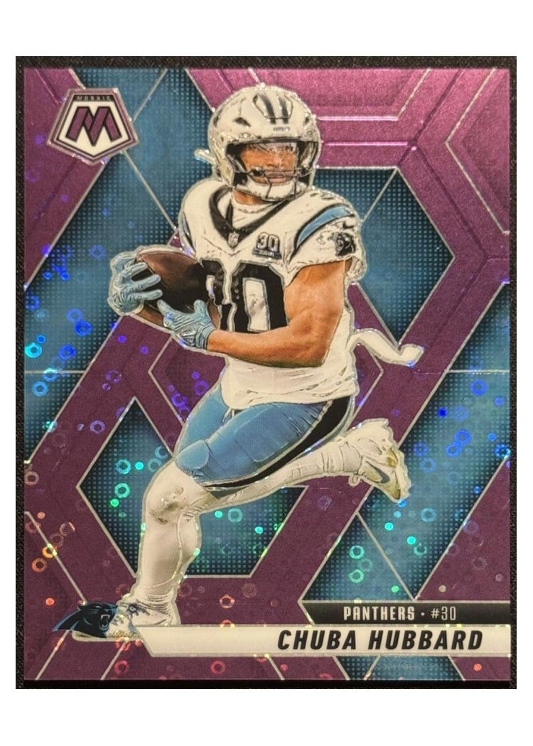 2025 Panini Mosaic Base Set Chuba Hubbard #193 card