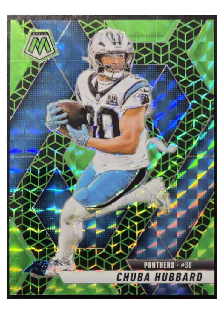 2025 Panini Mosaic Base Set Chuba Hubbard #193 card
