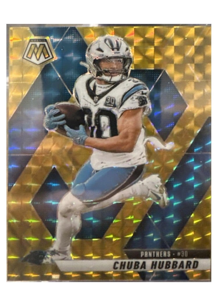 2025 Panini Mosaic Base Set Chuba Hubbard #193 card