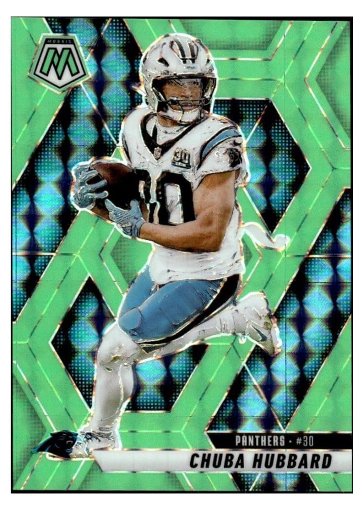 2025 Panini Mosaic Base Set Chuba Hubbard #193 card