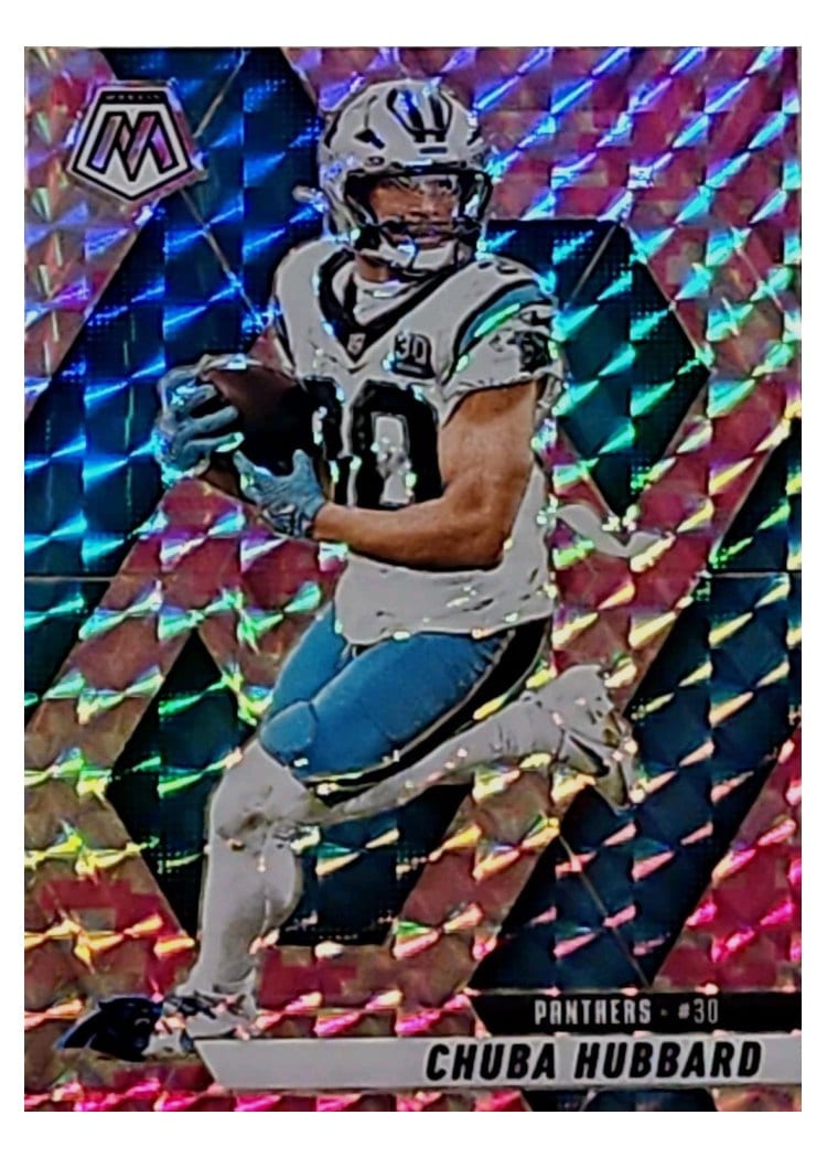 2025 Panini Mosaic Base Set Chuba Hubbard #193 card