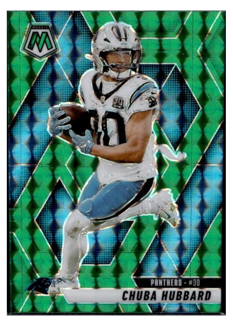 2025 Panini Mosaic Base Set Chuba Hubbard #193 card