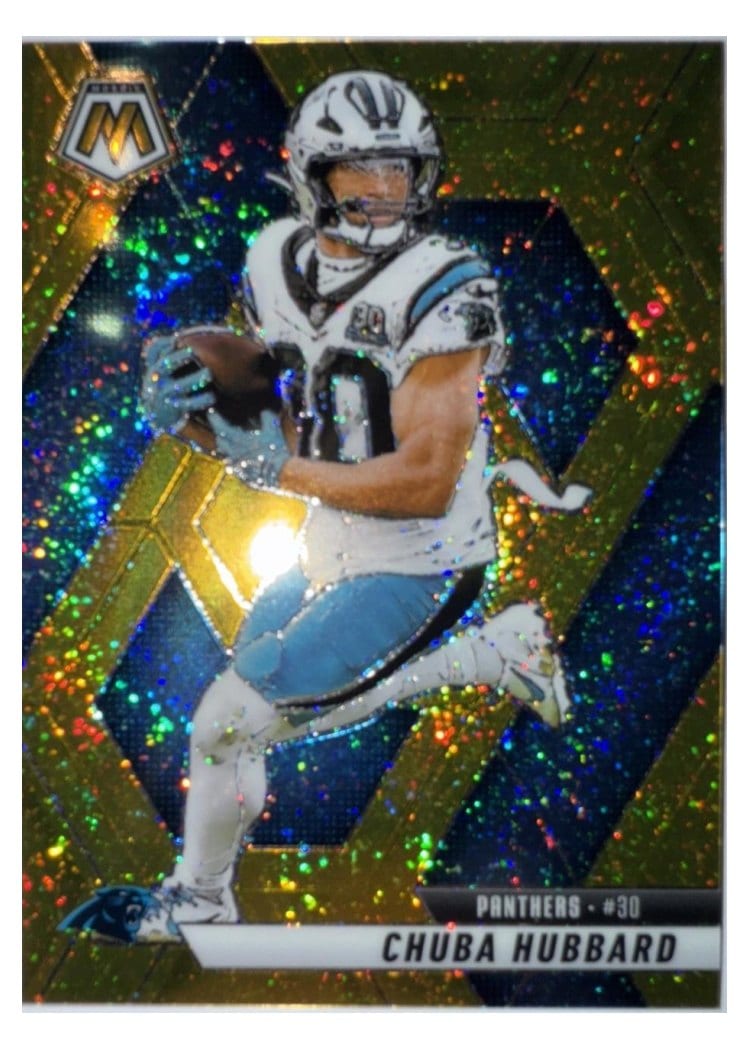 2025 Panini Mosaic Base Set Chuba Hubbard #193 card