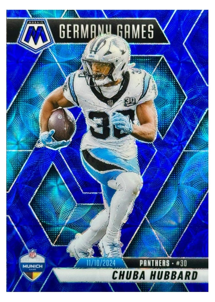 2025 Panini Mosaic Base Set Chuba Hubbard #260 card