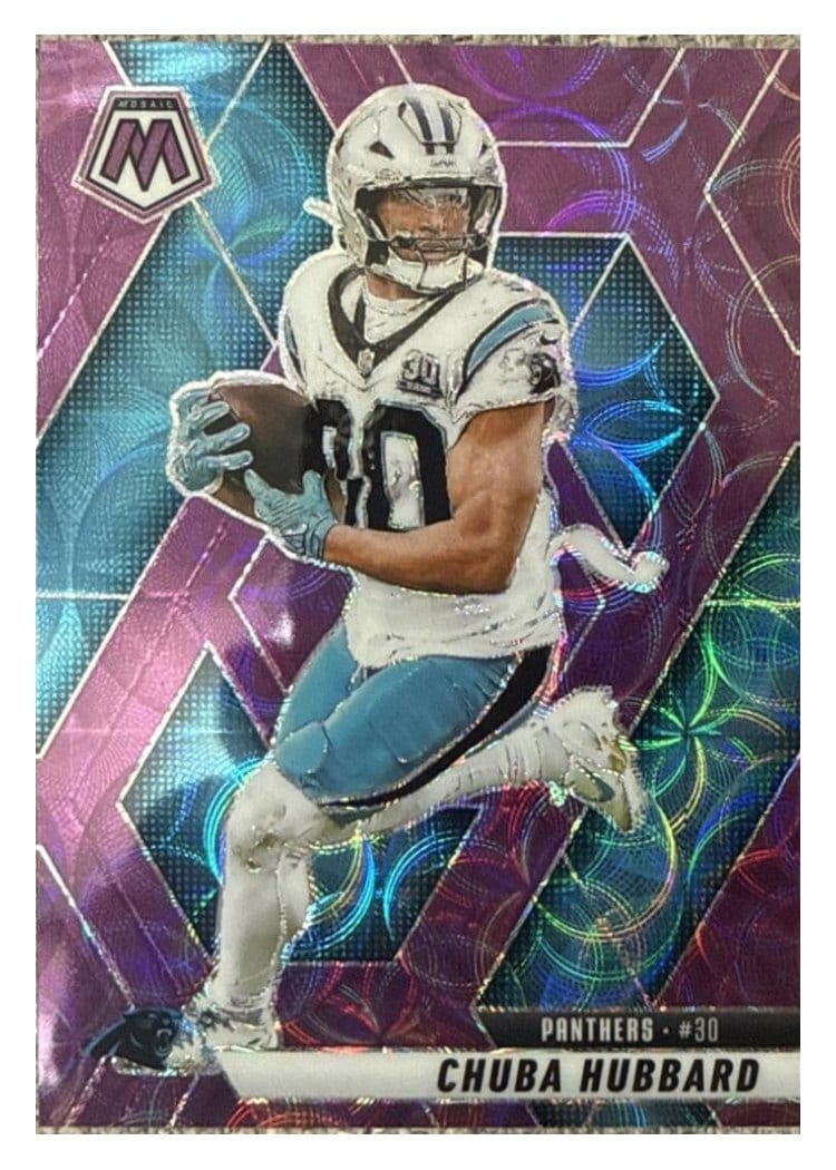 2025 Panini Mosaic Base Set Chuba Hubbard #260 card