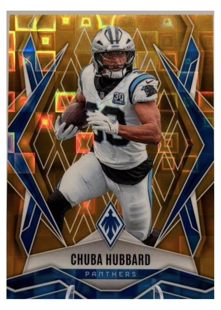2025 Panini Phoenix Base Set Chuba Hubbard #75 card