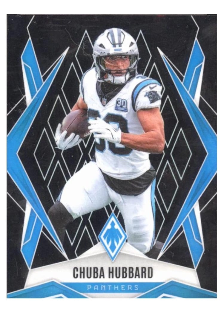2025 Panini Phoenix Base Set Chuba Hubbard #75 card