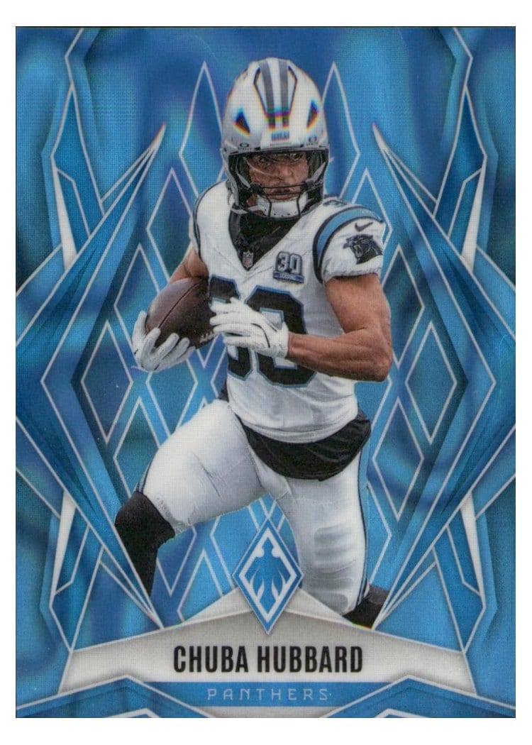 2025 Panini Phoenix Base Set Chuba Hubbard #75 card