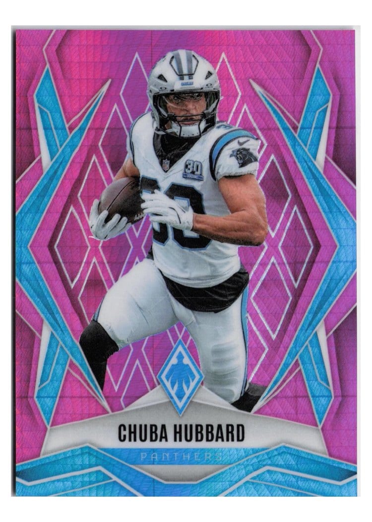 2025 Panini Phoenix Base Set Chuba Hubbard #75 card