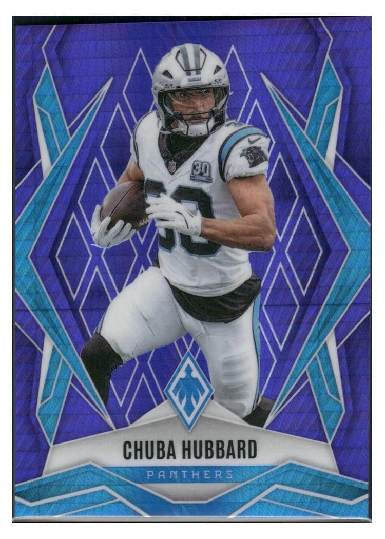 2025 Panini Phoenix Base Set Chuba Hubbard #75 card