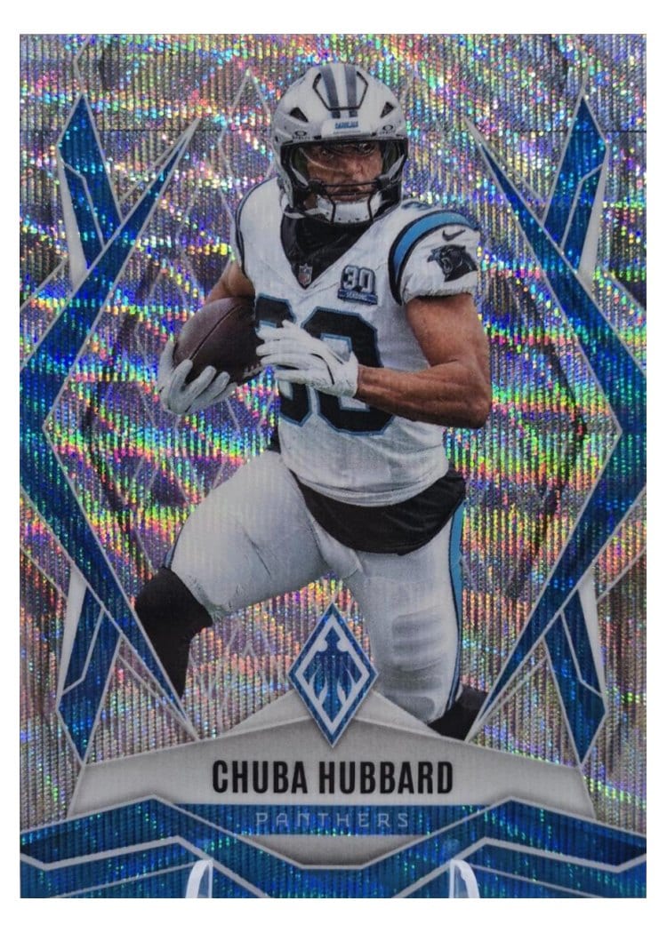 2025 Panini Phoenix Base Set Chuba Hubbard #75 card