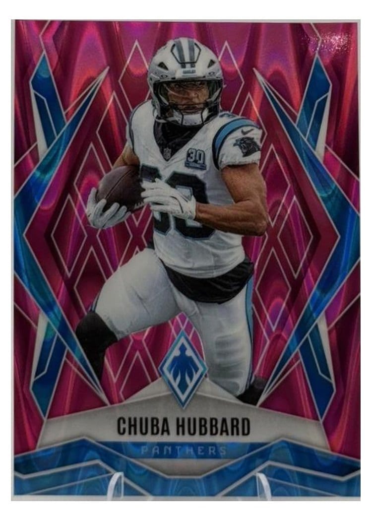 2025 Panini Phoenix Base Set Chuba Hubbard #75 card