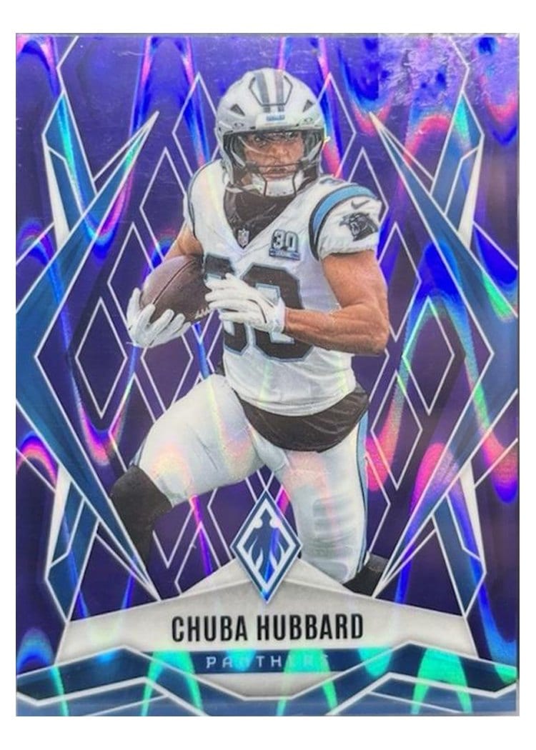 2025 Panini Phoenix Base Set Chuba Hubbard #75 card