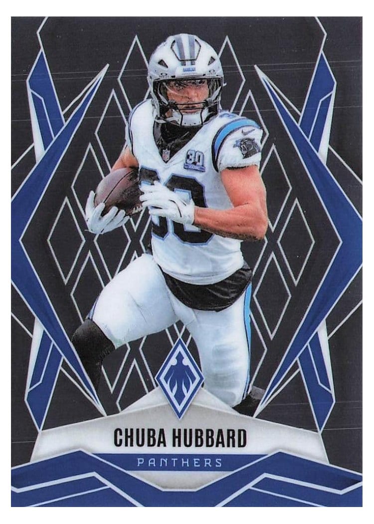 2025 Panini Phoenix Base Set Chuba Hubbard #75 card