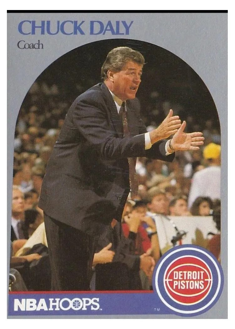 1990 Hoops Chuck Daly #312 card