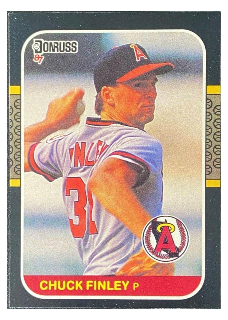 1987 Donruss Chuck Finley #407 card
