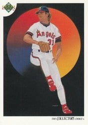 1991 Upper Deck Base Set Chuck Finley #31 card