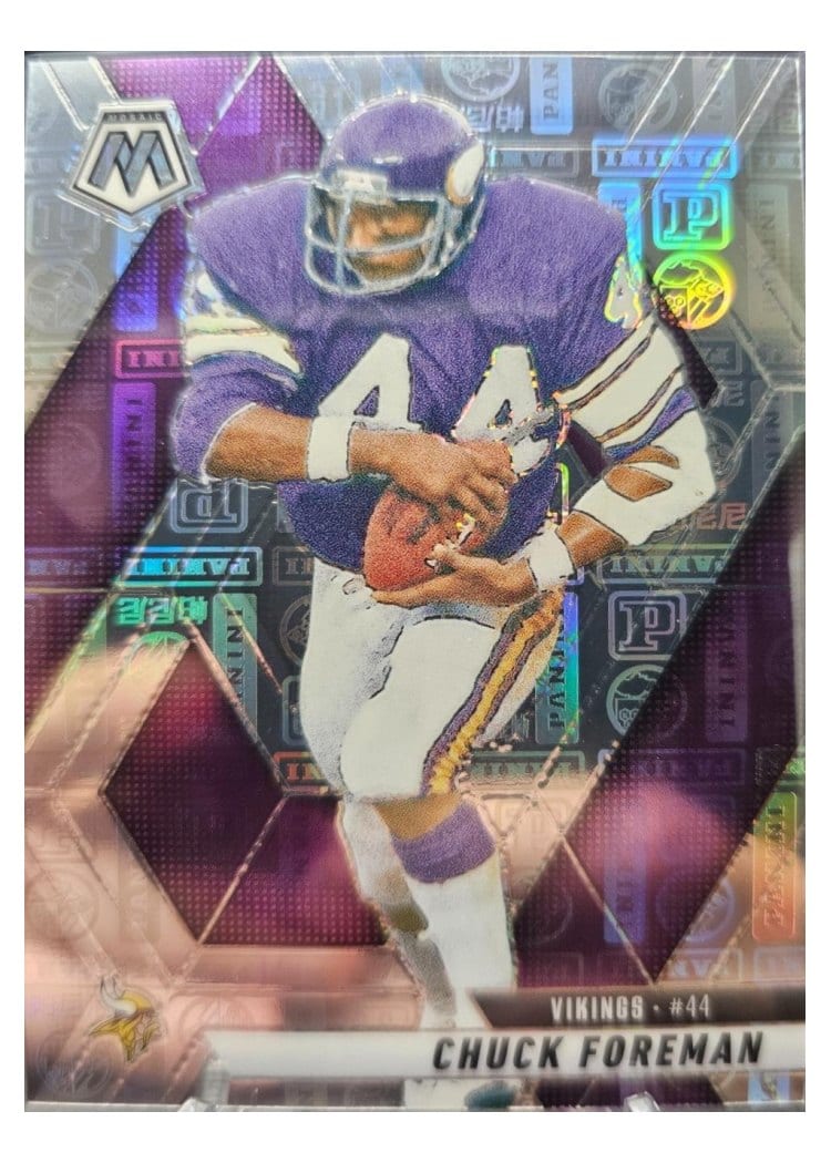 2025 Panini Mosaic Base Set Chuck Foreman #161 card