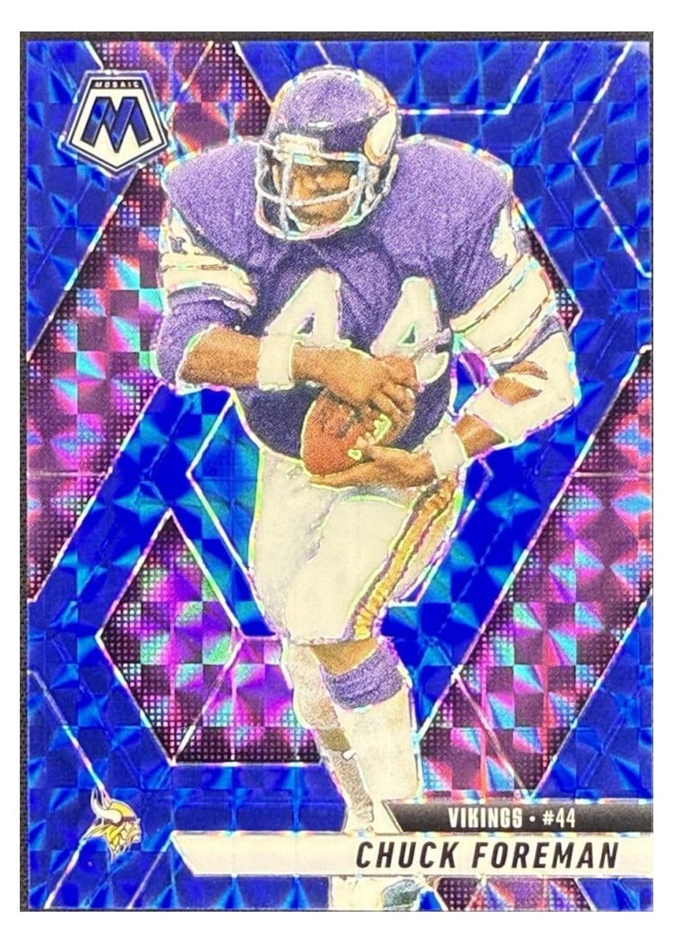 2025 Panini Mosaic Base Set Chuck Foreman #161 card