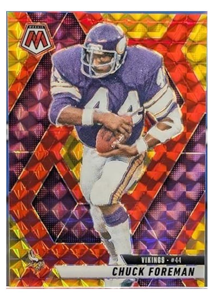 2025 Panini Mosaic Base Set Chuck Foreman #161 card