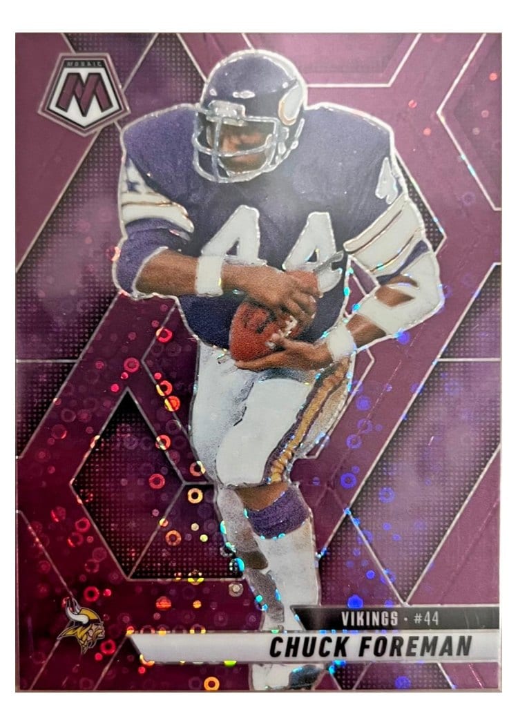 2025 Panini Mosaic Base Set Chuck Foreman #161 card
