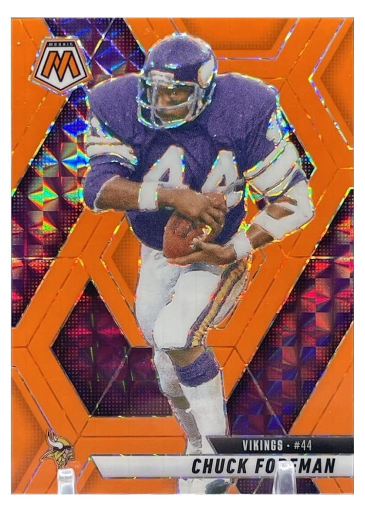 2025 Panini Mosaic Base Set Chuck Foreman #161 card