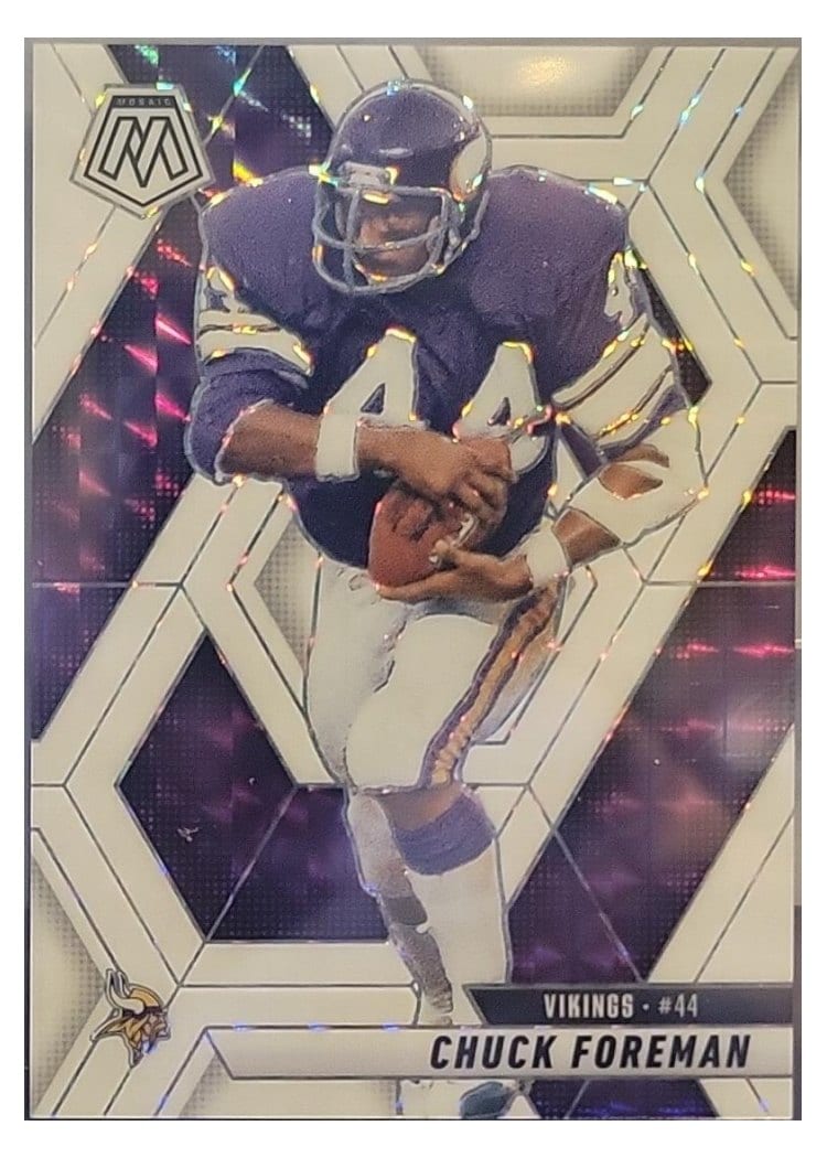 2025 Panini Mosaic Base Set Chuck Foreman #161 card