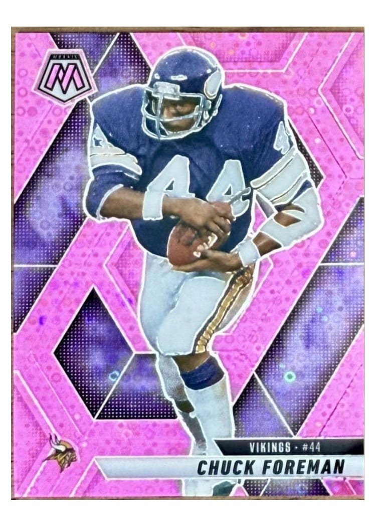 2025 Panini Mosaic Base Set Chuck Foreman #161 card
