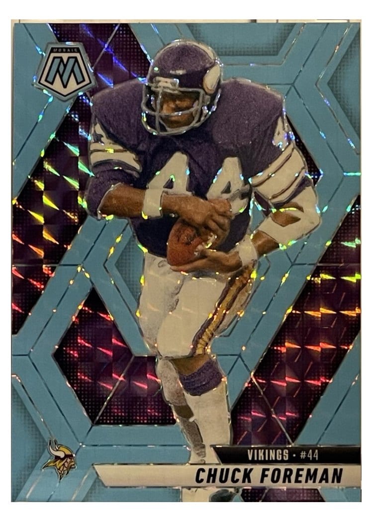 2025 Panini Mosaic Base Set Chuck Foreman #161 card