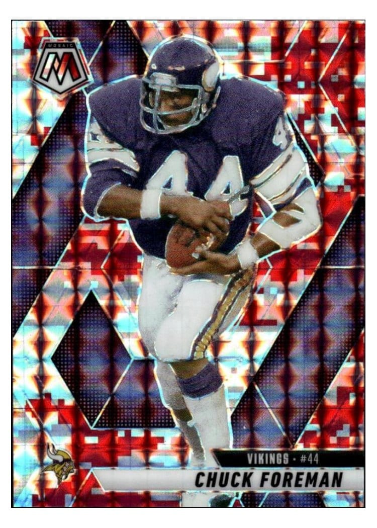 2025 Panini Mosaic Base Set Chuck Foreman #161 card
