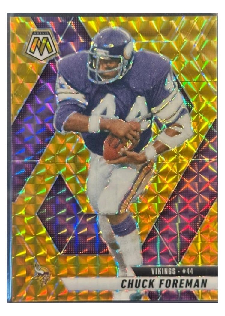 2025 Panini Mosaic Base Set Chuck Foreman #161 card