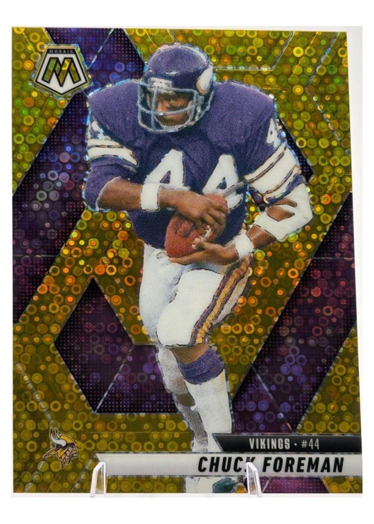 2025 Panini Mosaic Base Set Chuck Foreman #161 card