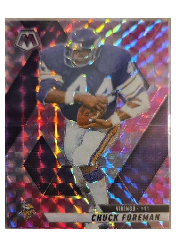 2025 Panini Mosaic Base Set Chuck Foreman #161 card