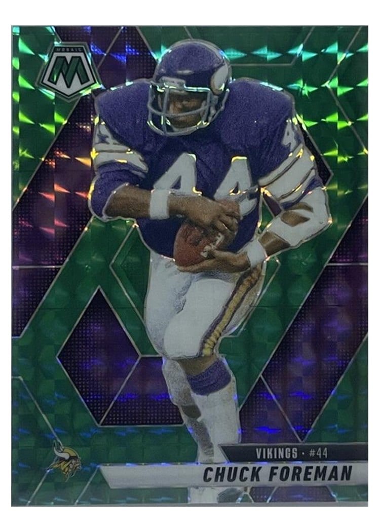 2025 Panini Mosaic Base Set Chuck Foreman #161 card