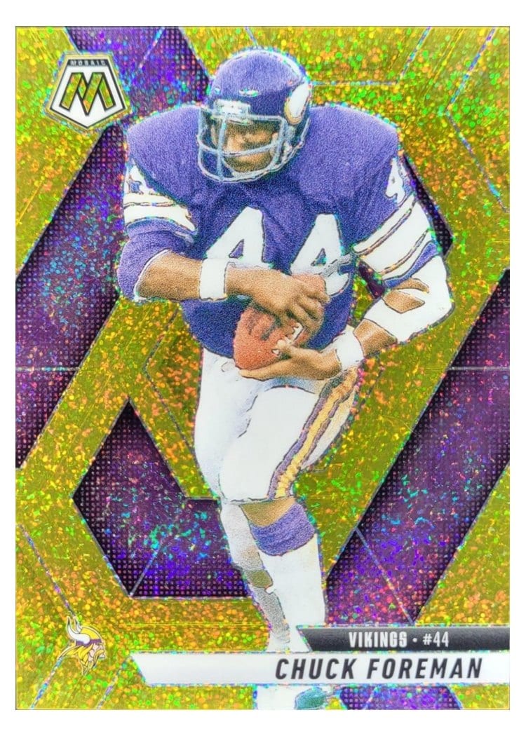 2025 Panini Mosaic Base Set Chuck Foreman #161 card