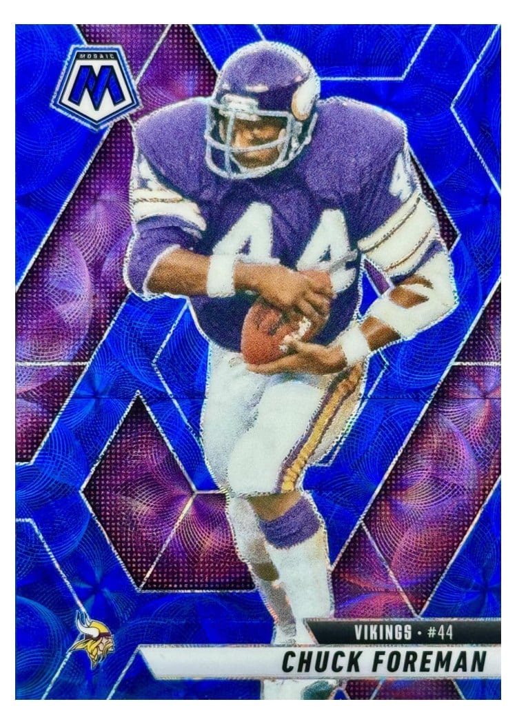 2025 Panini Mosaic Base Set Chuck Foreman #161 card