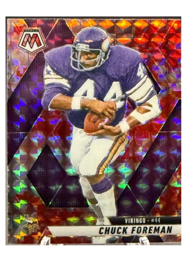 2025 Panini Mosaic Base Set Chuck Foreman #161 card
